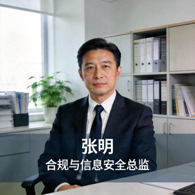 合规与信息安全总监张明先生肖像照片